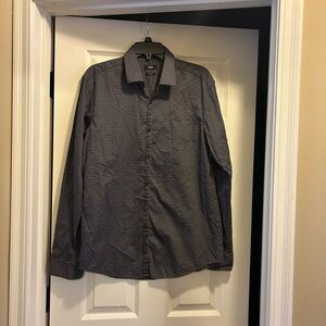 Boss Black and Gray Shirt, size L